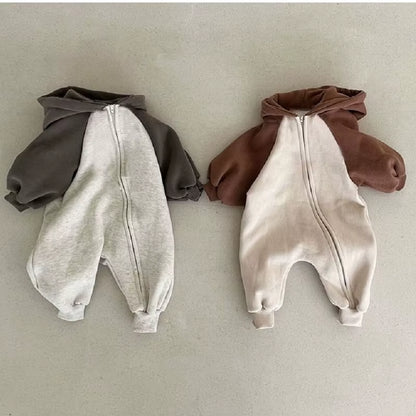 SnuggleTots™ Baby Romper – Cozy Cotton Style for Autumn & Winter