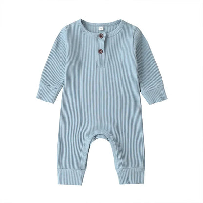 Cotton Long Sleeve Infant Romper